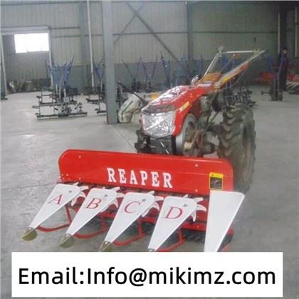 Meaisín Rís Tarracóir Siúil Cruithneacht Mini Harvester