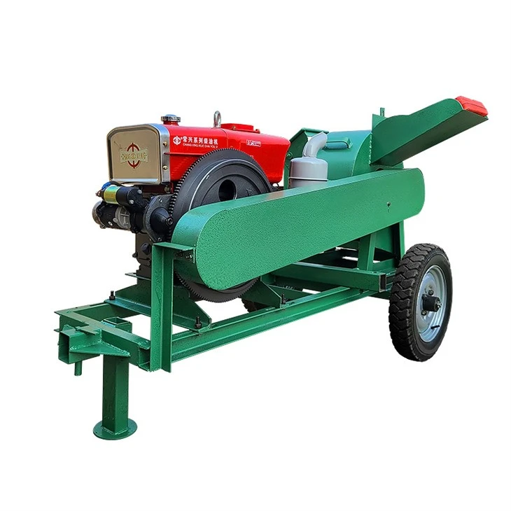 Meaisín Crusher Adhmaid Chipper min sáibh