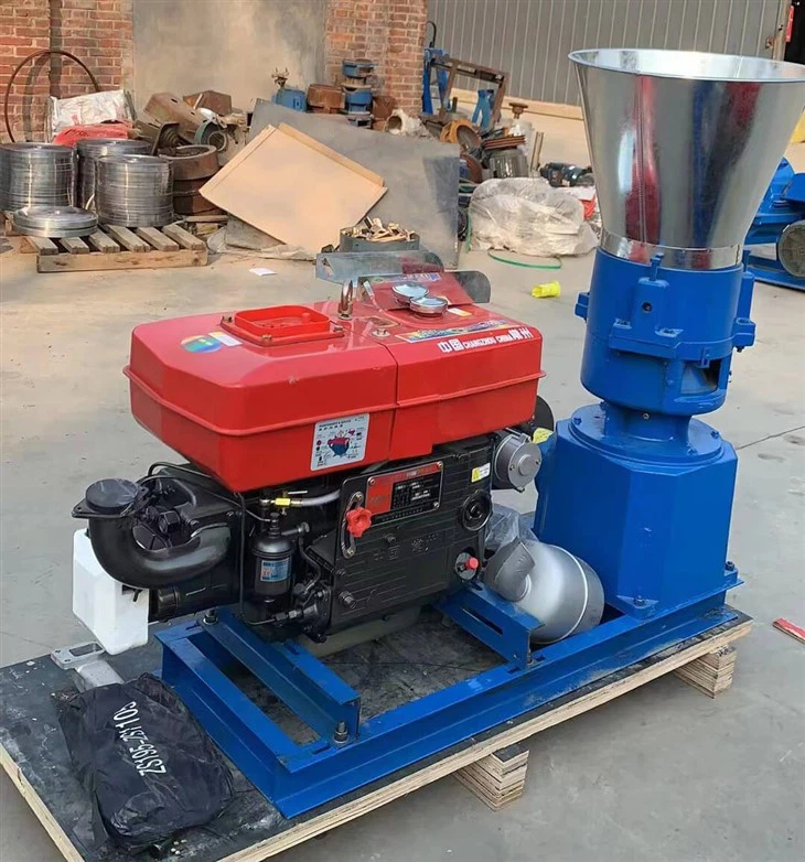 Space-Saving Wood Dust Pellet Making Machine